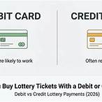 can you buy a lottery ticket with a debit card